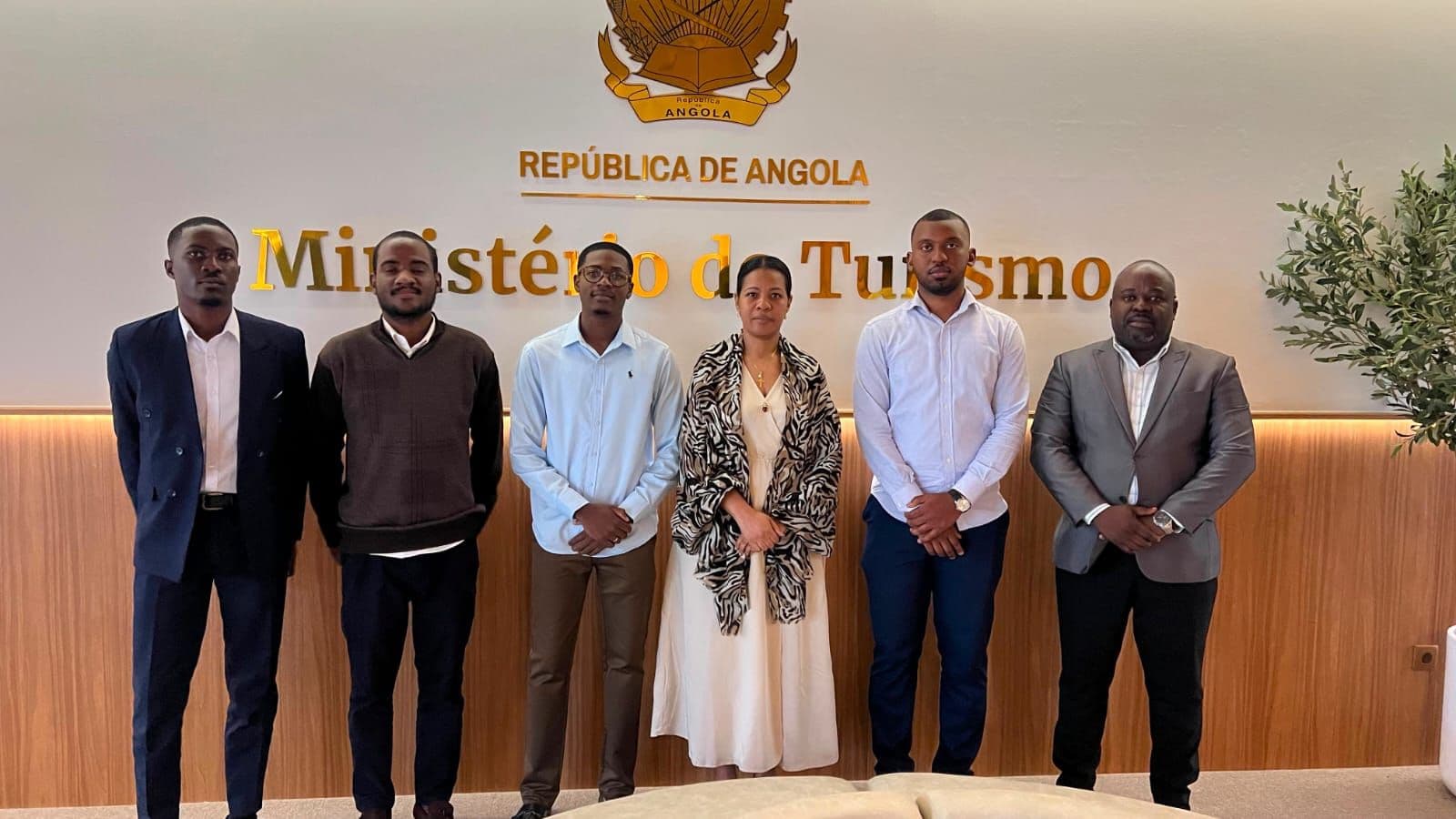 Wenda at Angola's Ministry of Tourism